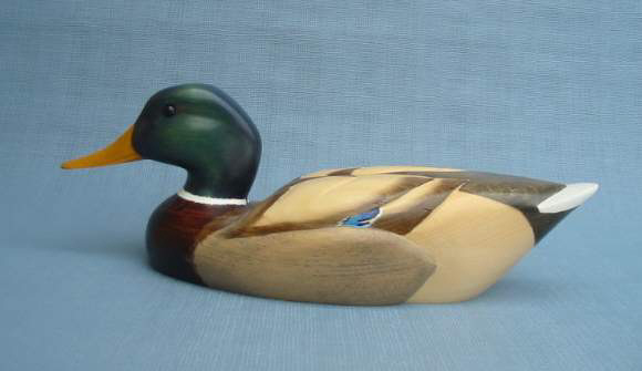 Wood Carving - Classic Handcarved Mallard Drake Decoy