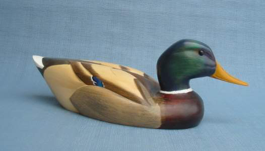 Wood Carving - Classic Handcarved Mallard Drake Decoy