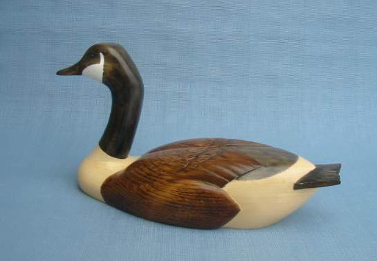 Wood Carving - Handcarved Classic Canada Goose Decoy