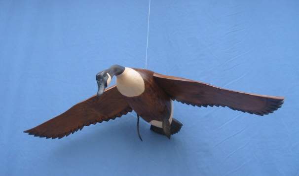 Bird In Flight Landing Canada Goose Wings Down Decoy