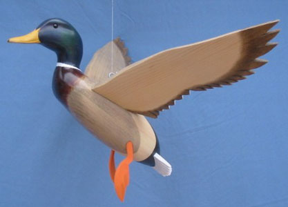 Birds In Flight Mallard Drake Decoy Two Profiles