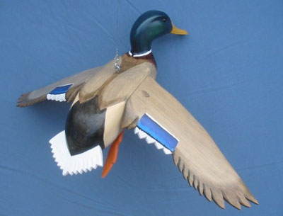 Birds In Flight Mallard Drake Decoy Two Profiles