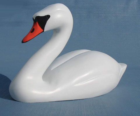Wood Carving - Classic Handcarved Mute Swan Decoy