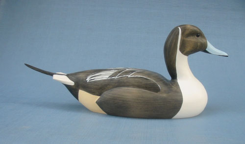 Wood Carving - Classic Handcarved Pintail Drake Decoy