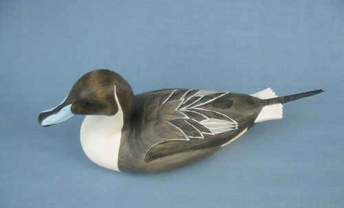 Wood Carving - Classic Handcarved Pintail Drake Decoy