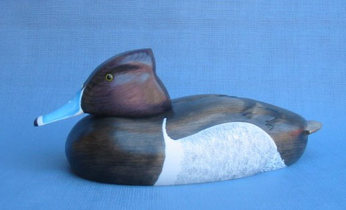 Robert Kelly Wood Carving - Handcarved Classic Ringneck Drake Decoy