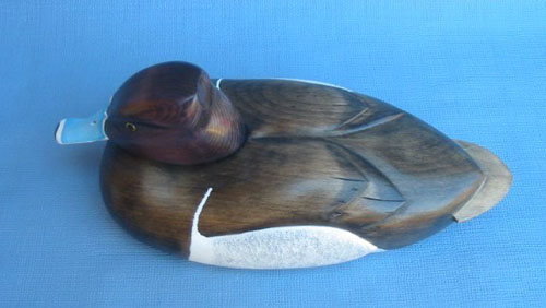 Robert Kelly Wood Carving - Handcarved Classic Ringneck Drake Decoy