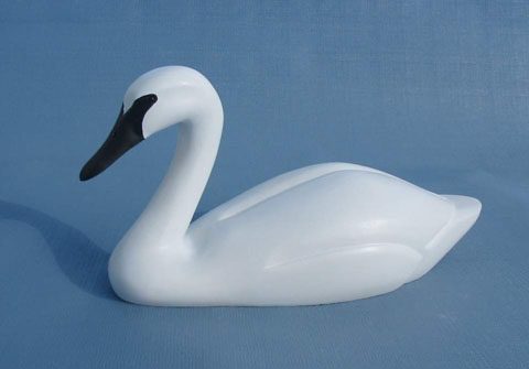 Wood Carving - Classic Handcarved Trumpeter Swan Decoy